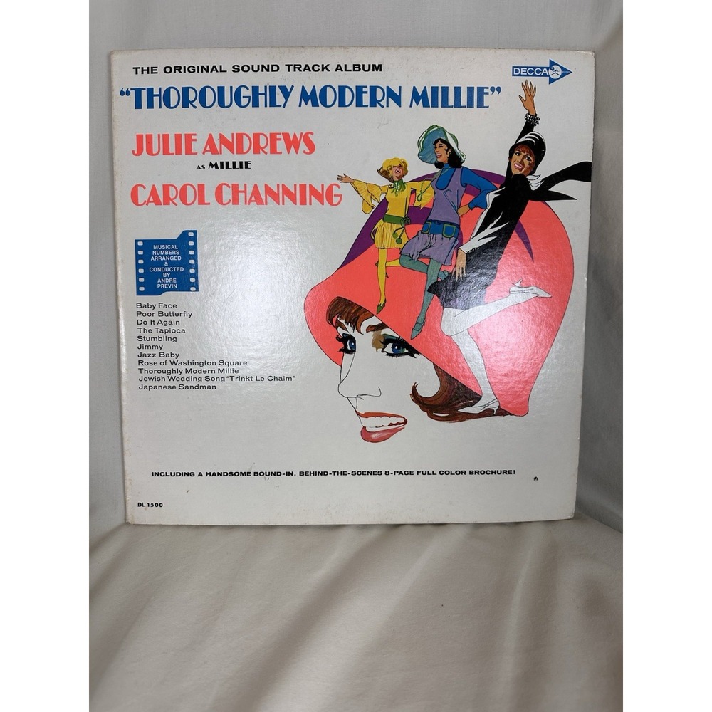 Julie Andrews - Thoroughly Modern‎ Millie LP DL 71500 Vinyl Gatefold 1967
